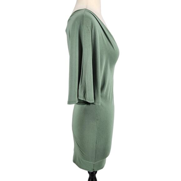 NBD One Shoulder Jersey Dress Green Size Small - Picture 5 of 5